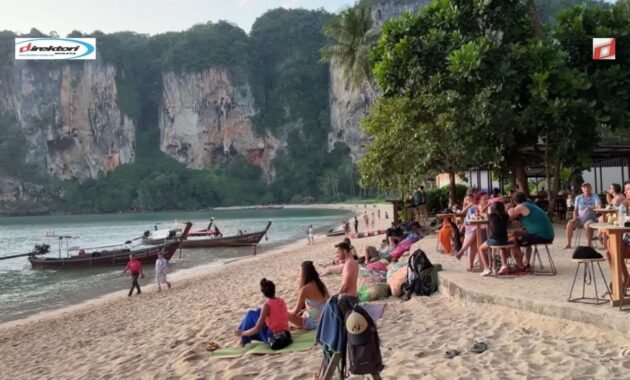 Pantai Tonsai, Pantai Cantik di Thailand yang Dikitari Tebing Batu Eksotik