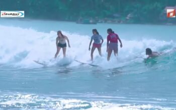 Pantai Lagundri, Spot Terbaik untuk Beberapa Pencinta Surfing di Nias Selatan