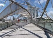 Wisata Gratis di Singapura: Hellix Bridge, Jembatan yang Menawarkan Keindahan Alam Cocok untuk Liburan Akhir Pekan