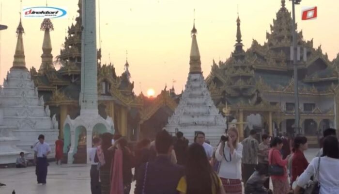 Keajaiban Arsitektur Pagoda di Myanmar