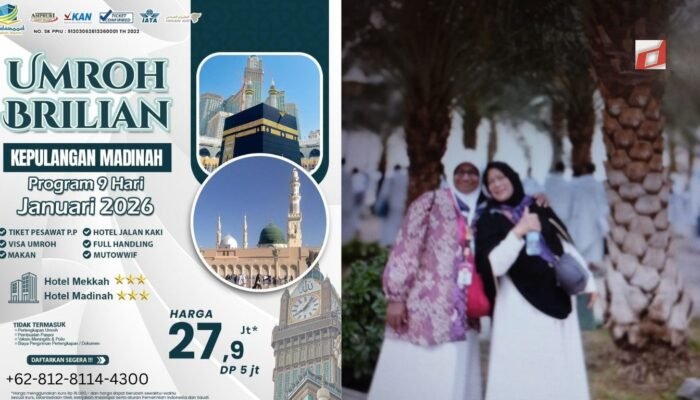Liburan Awal Tahun 2026: Umroh Cermat Program 9 Hari