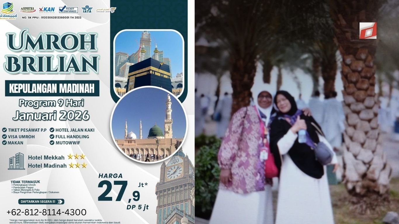 Liburan Awal Tahun 2026: Umroh Cermat Program 9 Hari