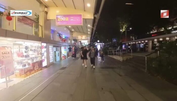 Malam di Orchard Road